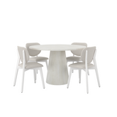 Wynter Dining Set in White Vigo 558679.